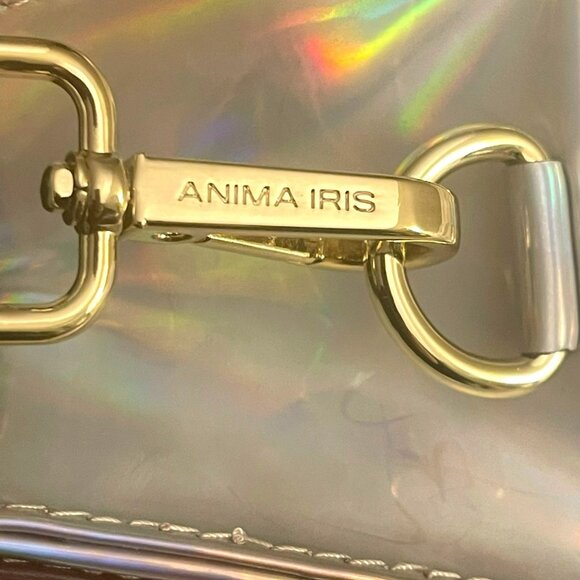 Anima Iris $625 Holographic Zoe Hand Bag Purse Designer Luxury - Picture 10 of 11